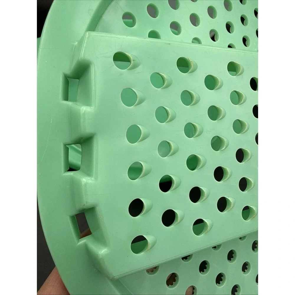 Tupperware Vtg Jadeite Green Salad Serving Bowl Lettuce Cheese Grater + Lid 786